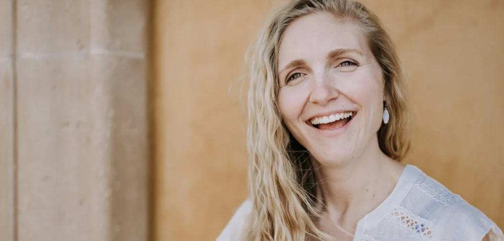 Smiling Woman Outside