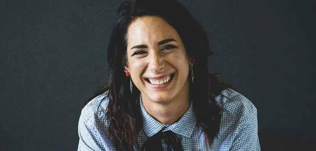 Woman Sitting After Gum Disease Treatment